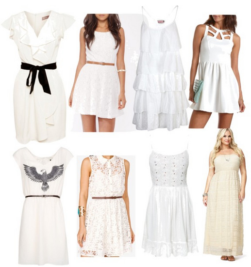 Moda it: rebajas de verano 2013, vestidos blancos.